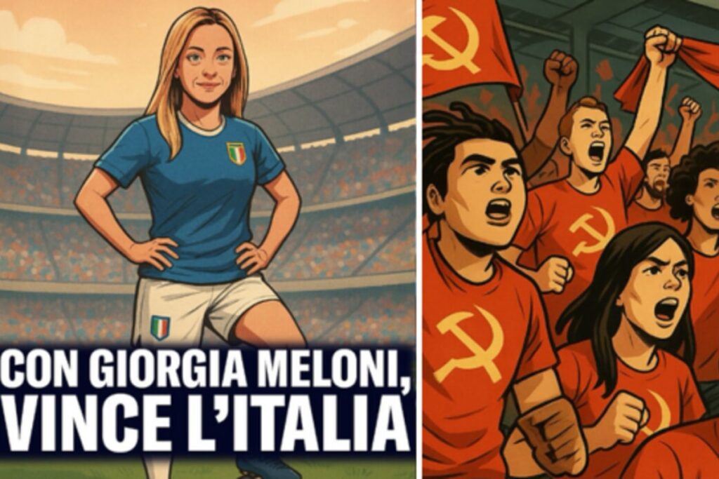 giorgia meloni calciatrice