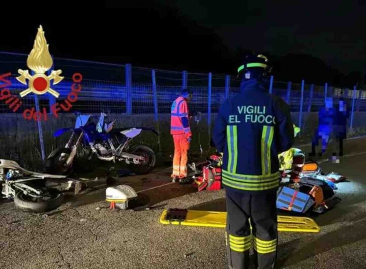L'incidente in moto in provincia di Como