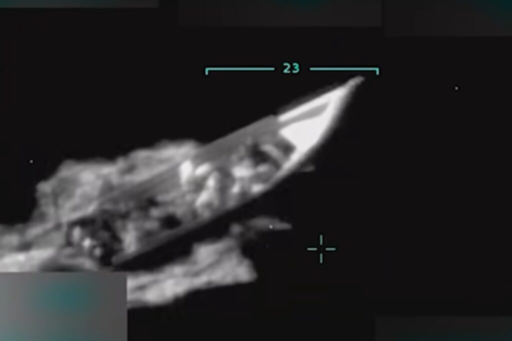 nave narcos colpita dagli usa