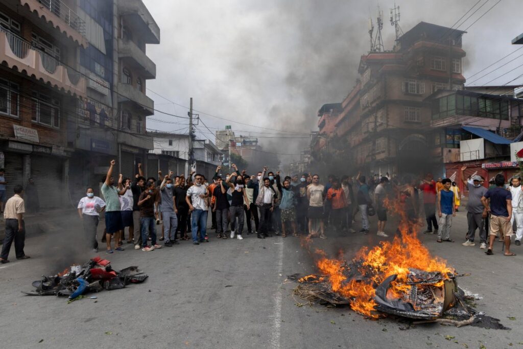 proteste in nepal