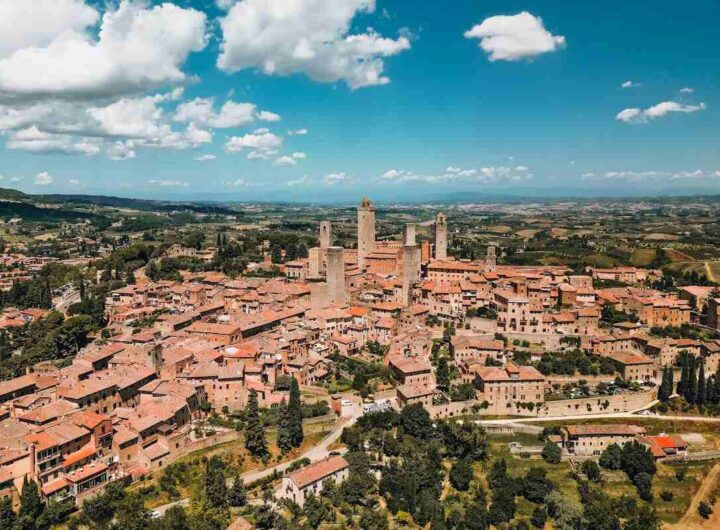 una veduta di San Gimignano