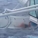 incastrata scivolo nave da crociera