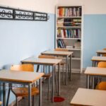 un'aula a scuola