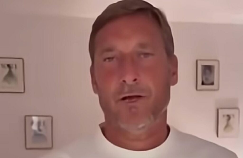 Totti nel video messaggio dedicato a Daniele Salvagni