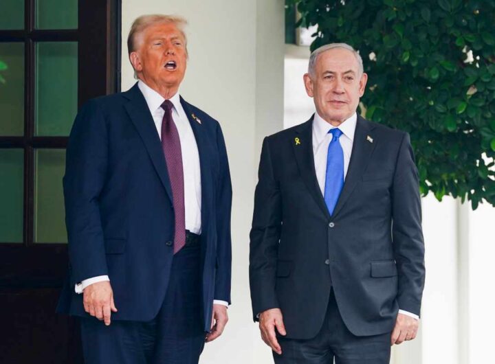 Gaza, gioia, speranza ma anche ritegno: sbagliato mutare la marcia religiosa di Assisi in manifestazione pro Pal, nella foto Trump incontra Netanyahu