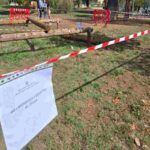 Il parco giochi a Vibo Valentia dove si è ferito un bambino di 3 anni
