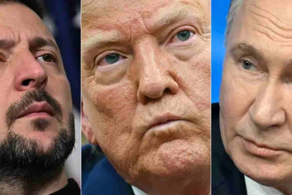 Zelensky, Trump e Putin