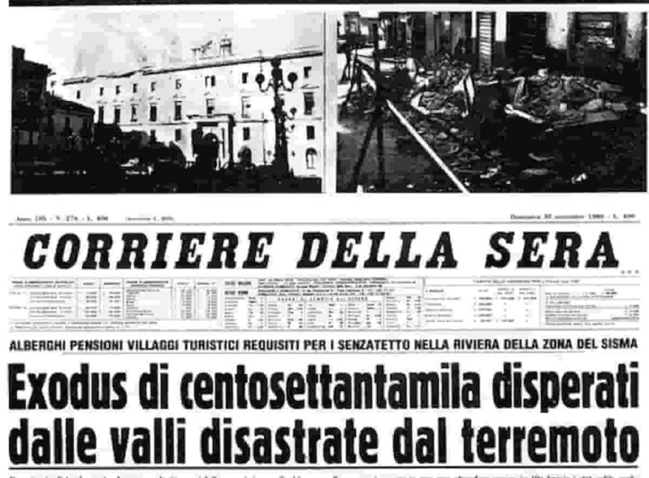 Terremoto in Irpinia, forza 4, la terra trema ancora: 45 anni fa morti e distruzione