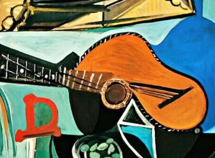 Naturaleza muerta con guitarra picasso