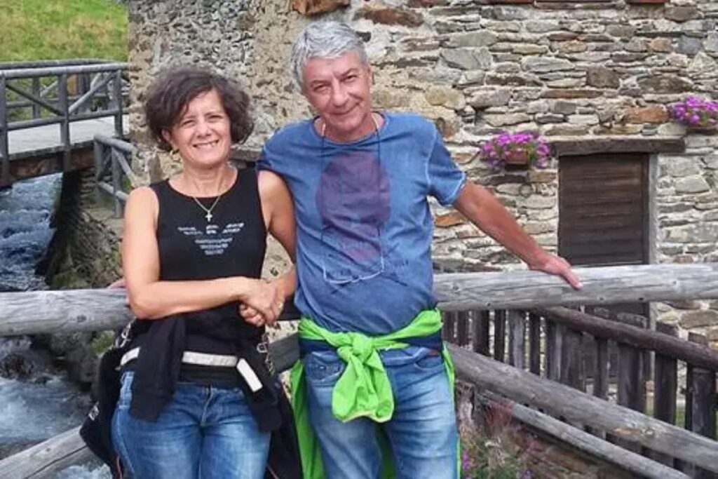 Raffaella Ragnoli e il marito