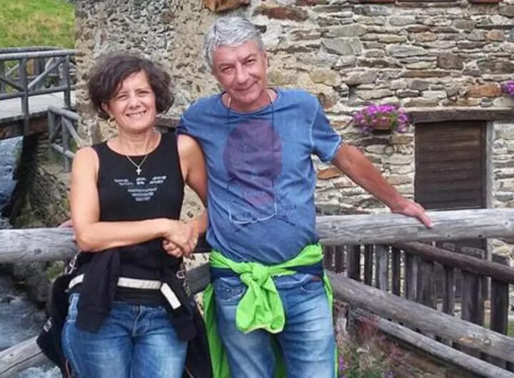 Raffaella Ragnoli e il marito