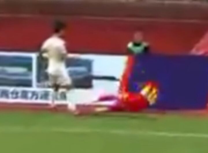 giocatore infortunio collo