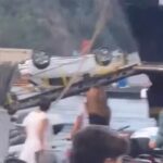 auto ribaltata traghetto procida