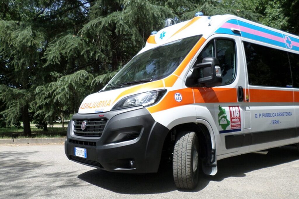 Un'ambulanza