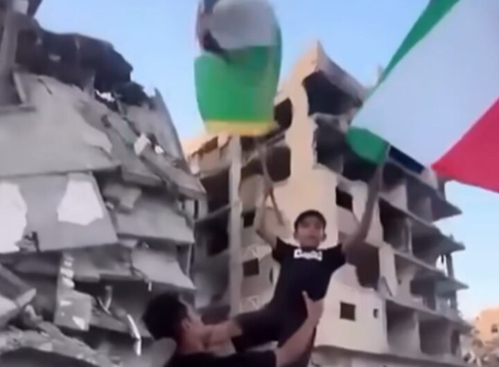 bandiera italia gaza