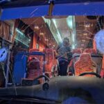 Il bus del Pistoia Basket