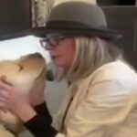 Diane Keaton e il suo cane Reggie