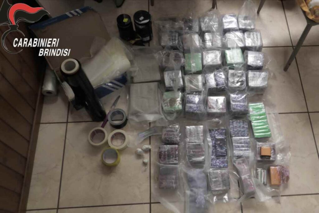 Droga nascosta in cucina