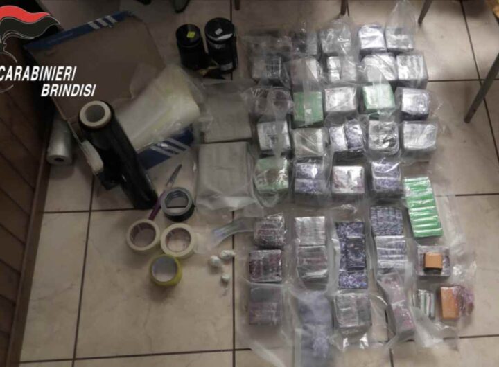 Droga nascosta in cucina