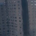 Crolla parte di un edificio a 20 piani nel Bronx