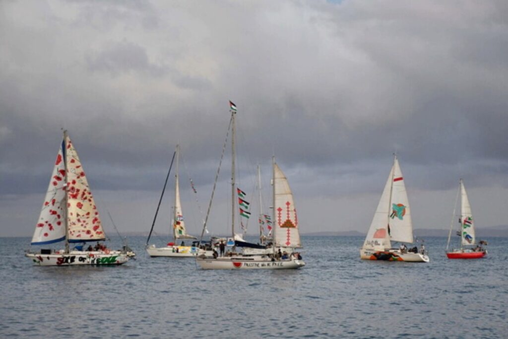 Gaza oggi, Bosnia 33 anni fa, la Nave dei Folli come Flotilla? confronto fra due stagioni del mondo, nella foto Flotilla