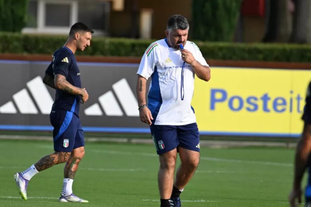 gattuso italia allenamento