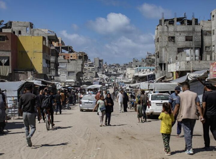 "Massiccia ondata" di attacchi di Israele a Gaza, scambio di accuse, tregua a rischio, nella foto Gaza