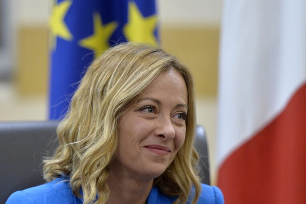 La premier Giorgia Meloni