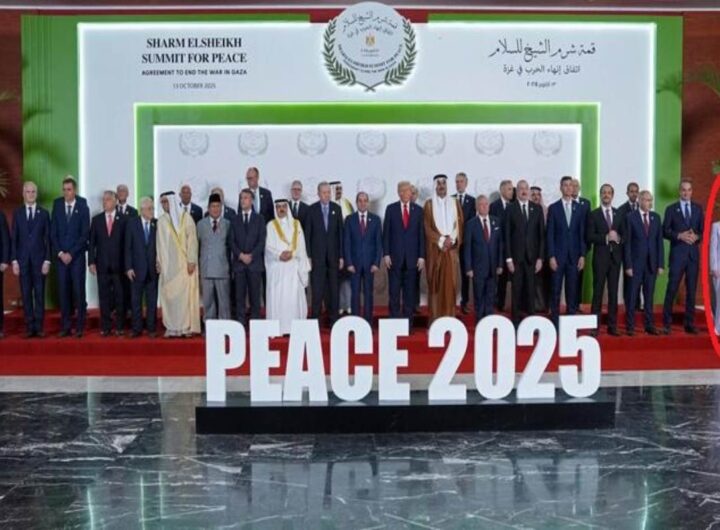 foto meloni unica donna sharm