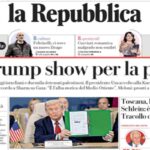 Repubblica, la prima pagina di oggi