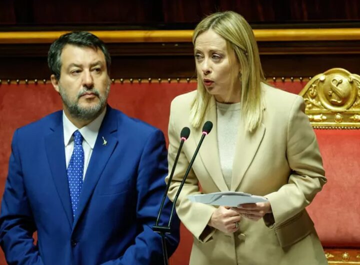 Il condono sugli abusi edilizi in Campania mette a nudo errori, collusioni e latitanza dello Stato, nella foto La premier Giorgia Meloni con Salvini al Senato