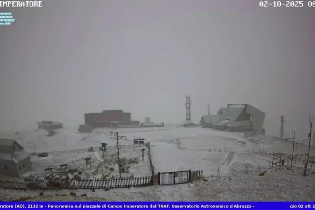 gran sasso neve