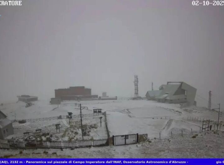 gran sasso neve