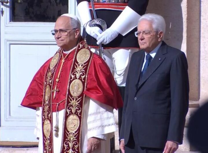 papa leone XIV sergio mattarella