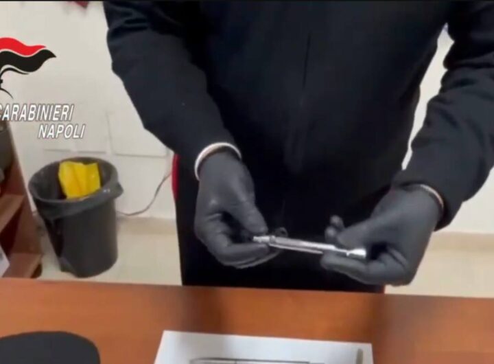 Penna pistola sequestrata