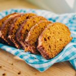 plumcake alla zucca tagliato a fette