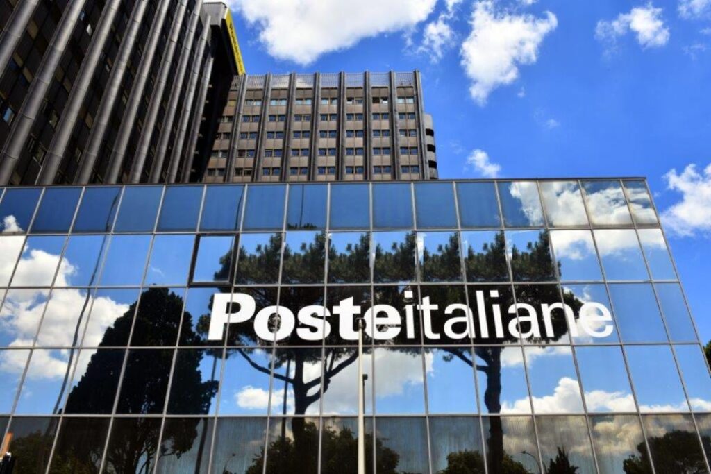 poste italiane logo facciata