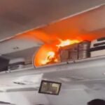 Power bank prende fuoco durante il volo