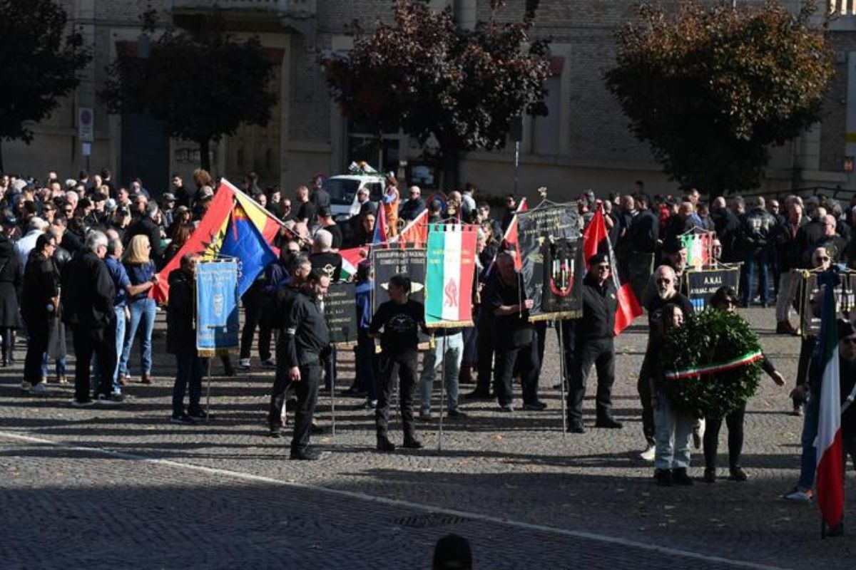 sfilata fascista a predappio