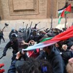 La manifestazione pro Pal a Torino