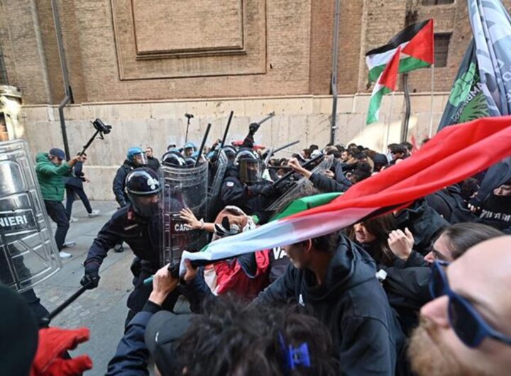 La manifestazione pro Pal a Torino