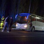 Assalto pullman tifosi Pistoia Basket