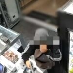 Rapinatore in una gelateria