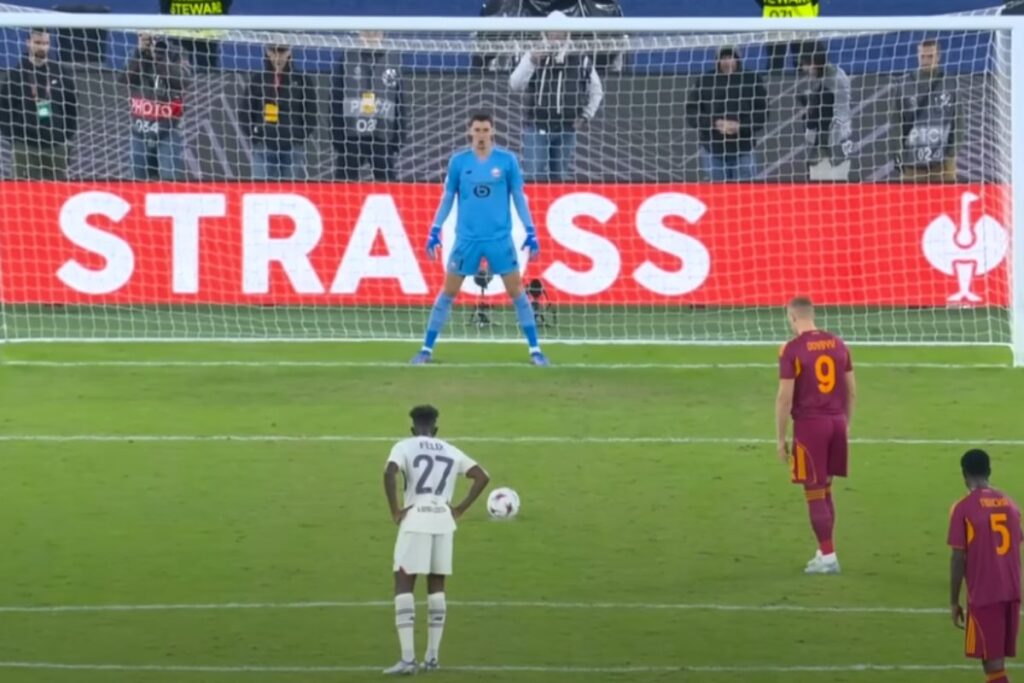 rigore dovbyk sbagliato contro lille