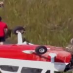 Salvataggio aereo precipitato