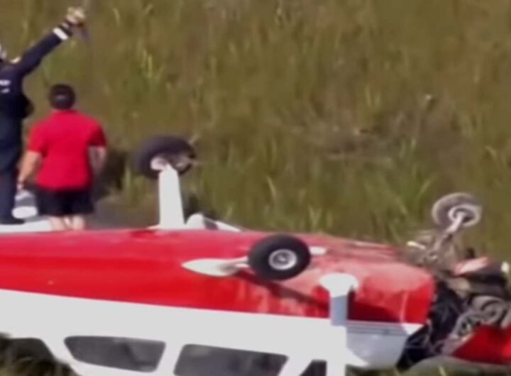 Salvataggio aereo precipitato