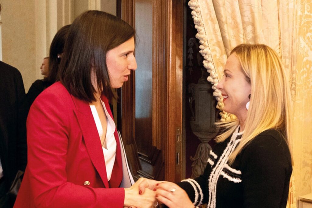 Elly Schlein e Giorgia Meloni
