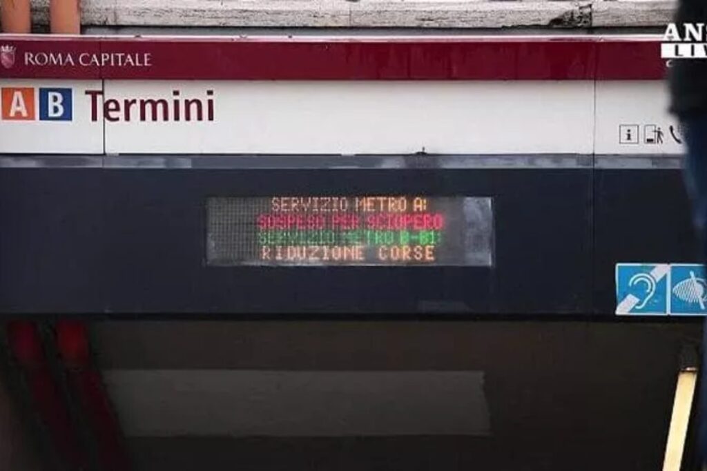 sciopero termini metro