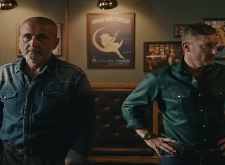 Spalletti e Totti nello spot dell'Amaro Montenegro