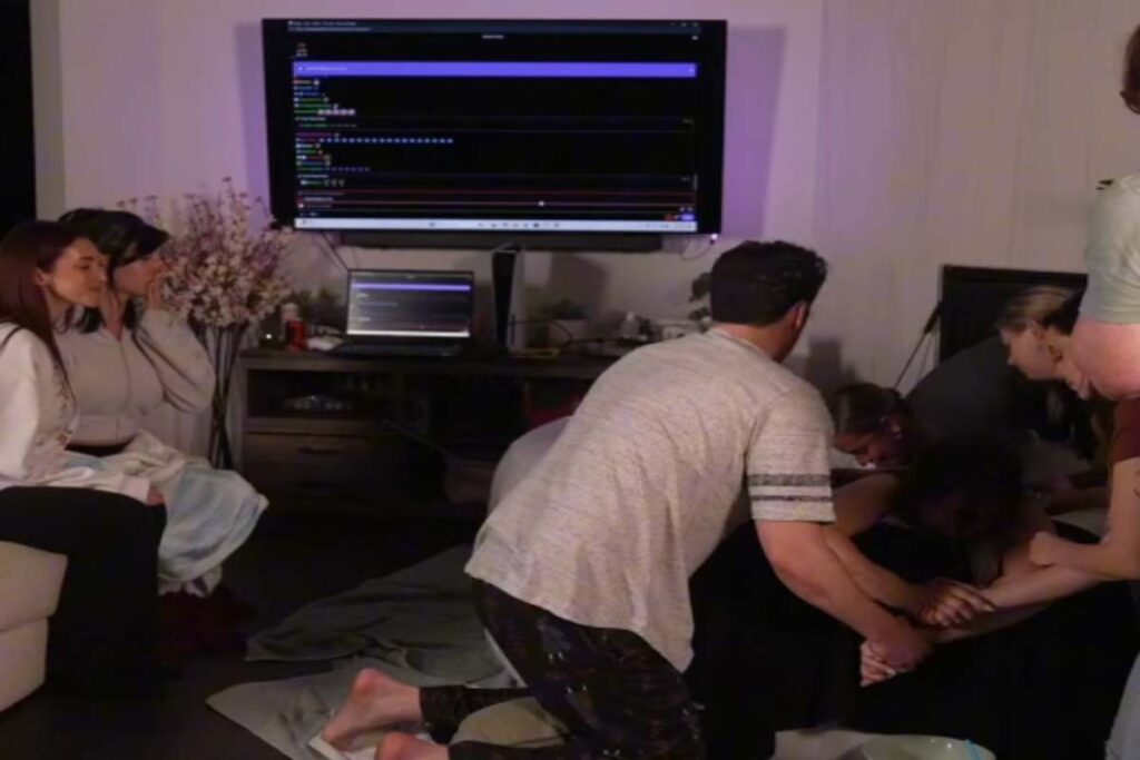 Streamer partorisce in diretta su Twitch